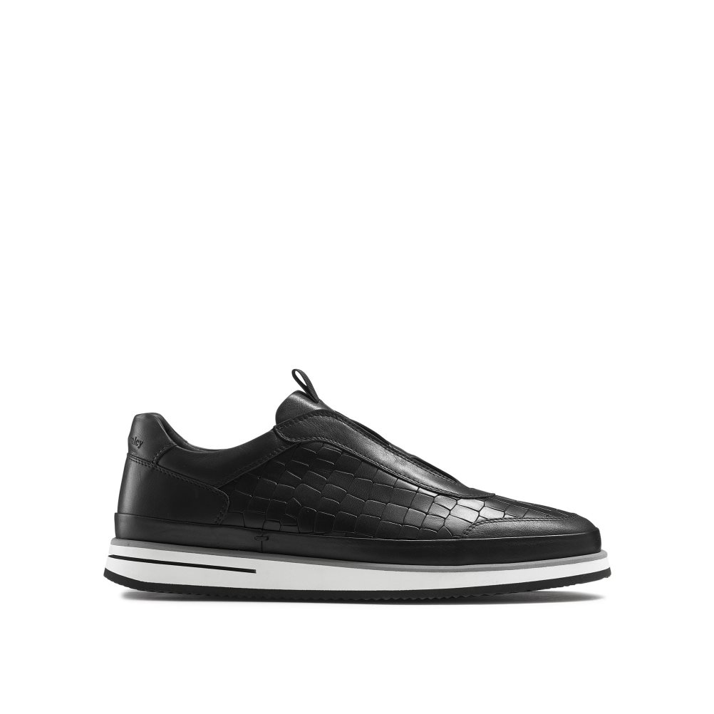 Russell & Bromley San Giusto Oxford Laceless Sneakers Herr Svarta | OFJGU-4756