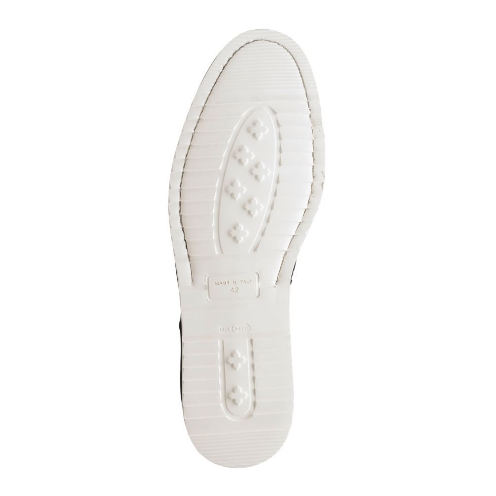 Russell & Bromley Sanmarino Slip-on Sneakers Herr Marinblå | FVATI-7365
