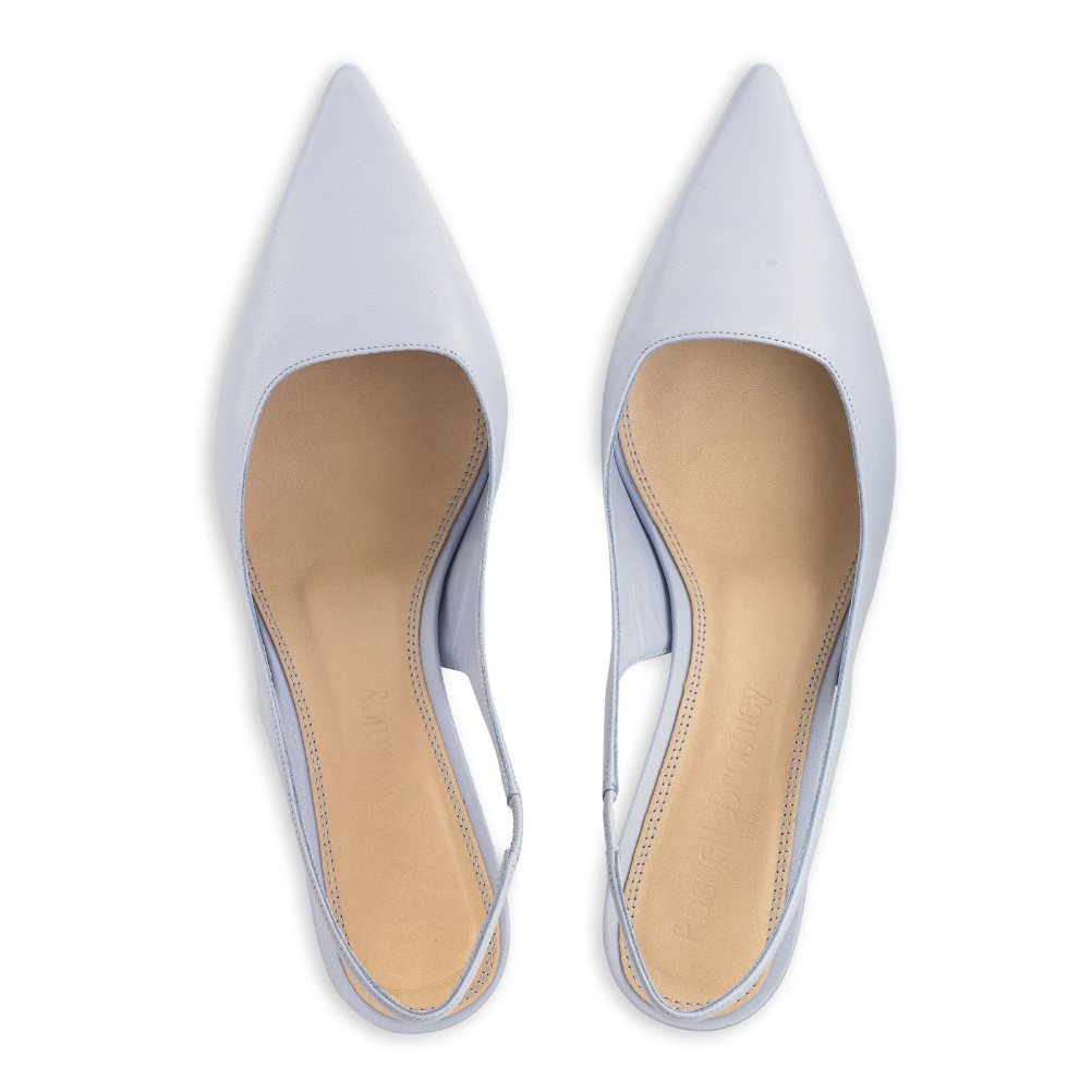 Russell & Bromley Slingback Point Pumps Dam Ljusblå | QEIYM-0274