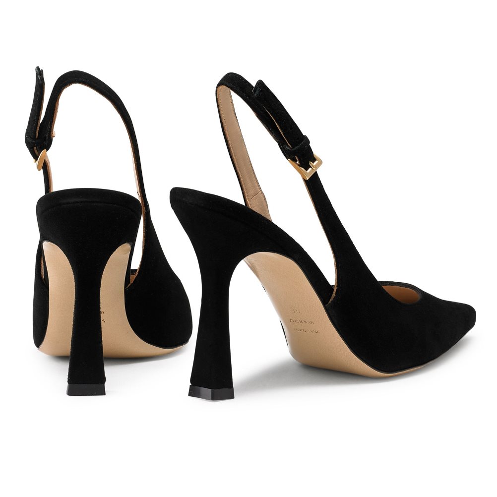 Russell & Bromley Slingback Point Pumps Dam Svarta | QNSTC-3260