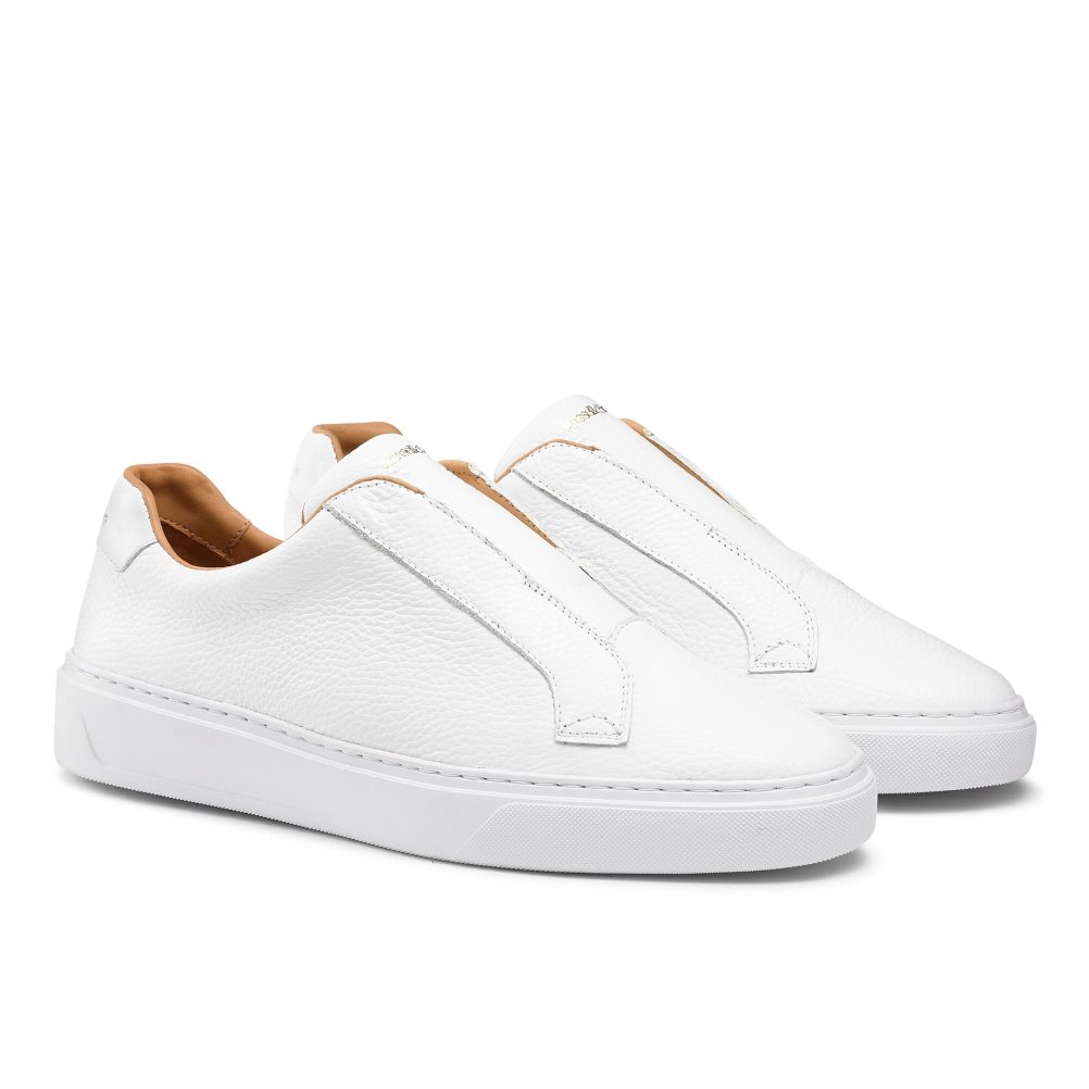 Russell & Bromley Slipway Laceless Sneakers Herr Vita | PDTCQ-7395