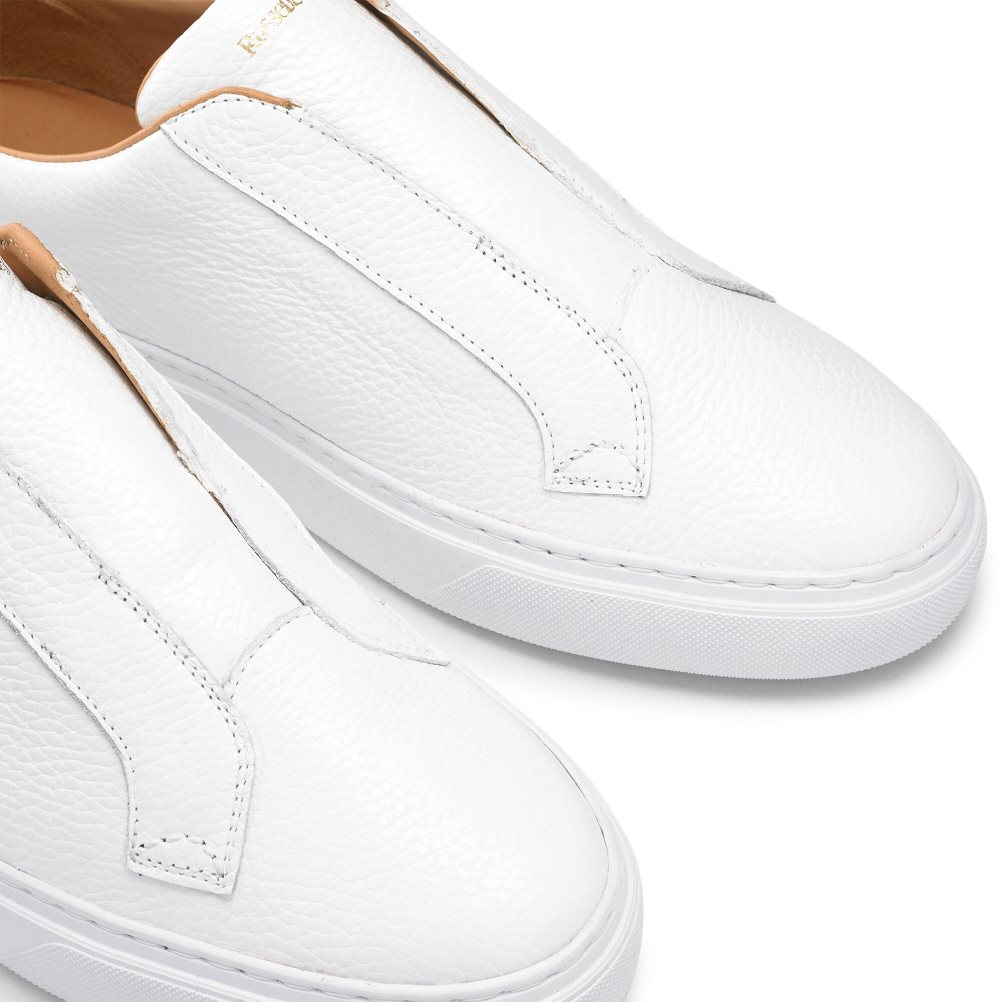 Russell & Bromley Slipway Laceless Sneakers Herr Vita | PDTCQ-7395