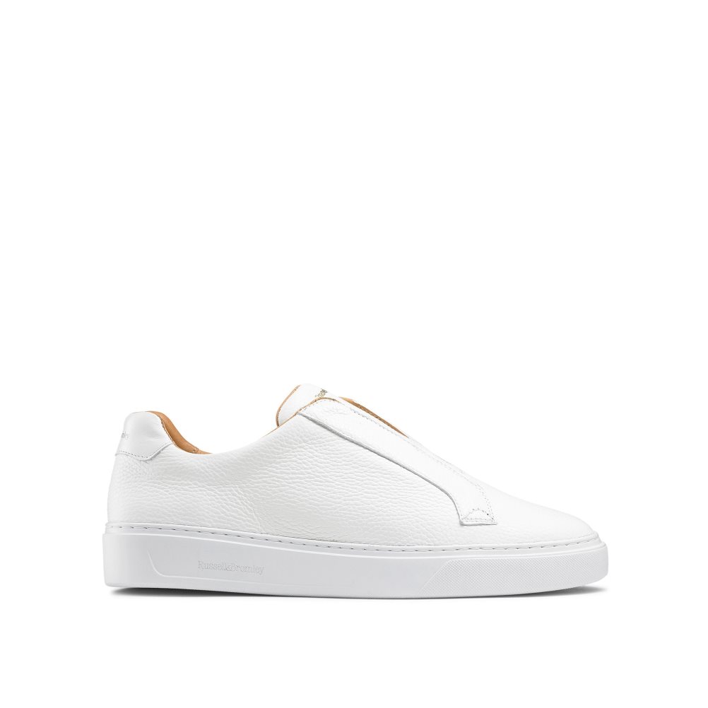 Russell & Bromley Slipway Laceless Sneakers Herr Vita | PDTCQ-7395