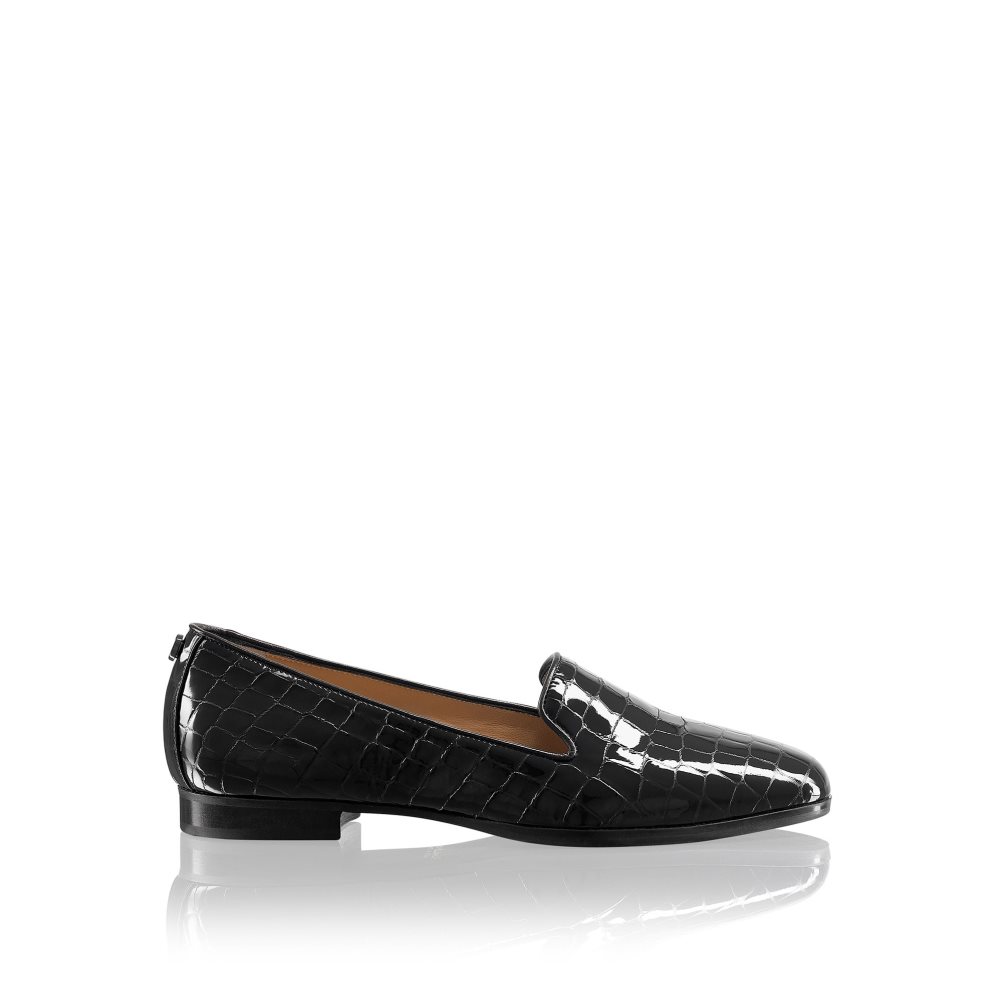 Russell & Bromley Smoking Klänning Ballerina Dam Svarta | WMNJB-6897