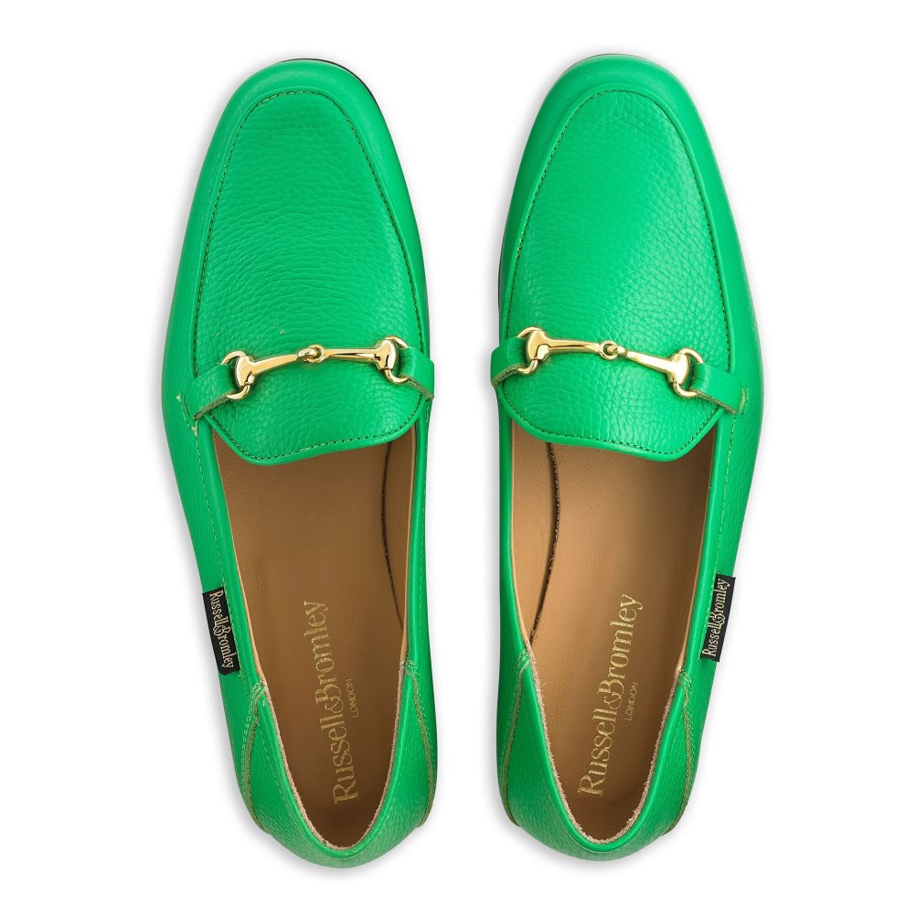 Russell & Bromley Snaffle Loafers Dam Gröna | IXYZB-9438