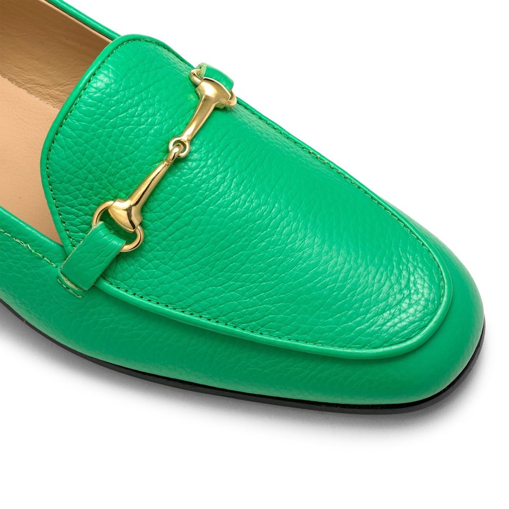 Russell & Bromley Snaffle Loafers Dam Gröna | IXYZB-9438