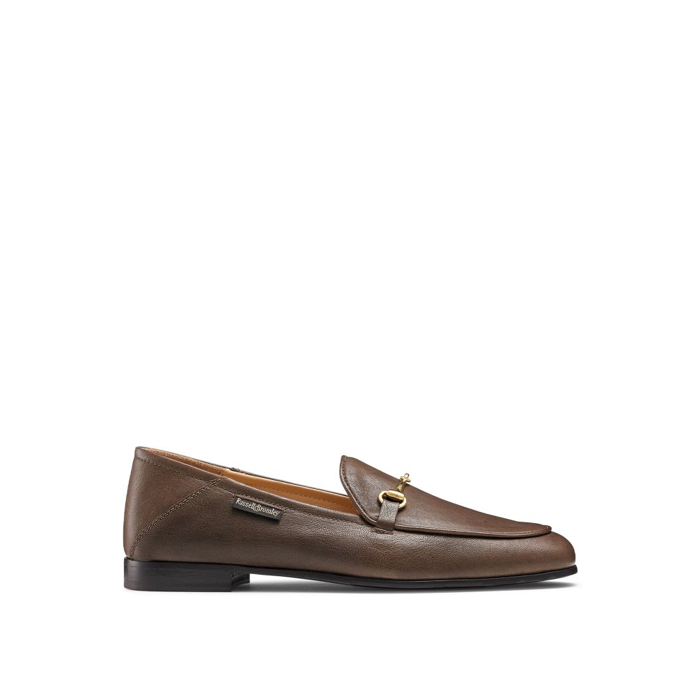Russell & Bromley Snaffle Loafers Dam Mörkbruna | KMDCF-6317