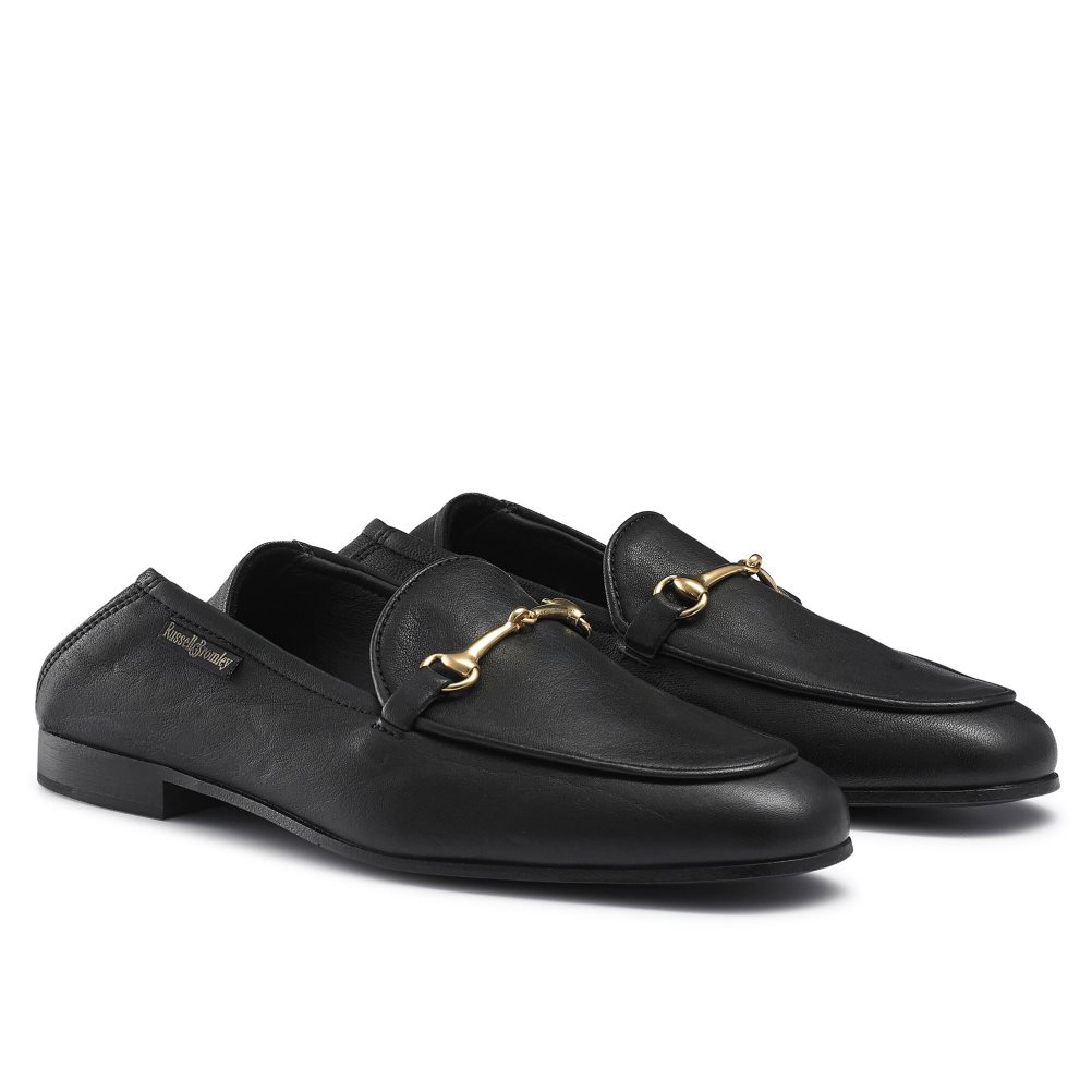 Russell & Bromley Snaffle Loafers Dam Svarta | MKBFL-3420