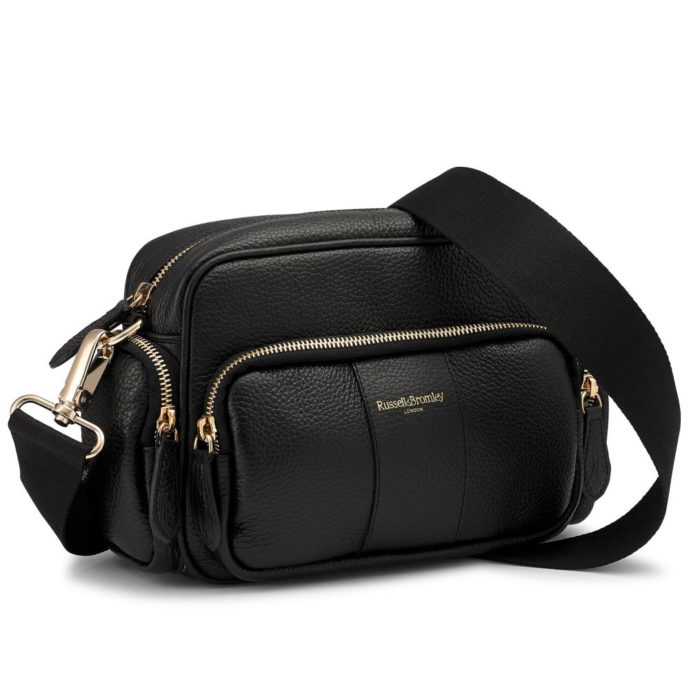 Russell & Bromley Snapshot Multi-pocket Crossbody Väska Dam Svarta | AJCSI-4379