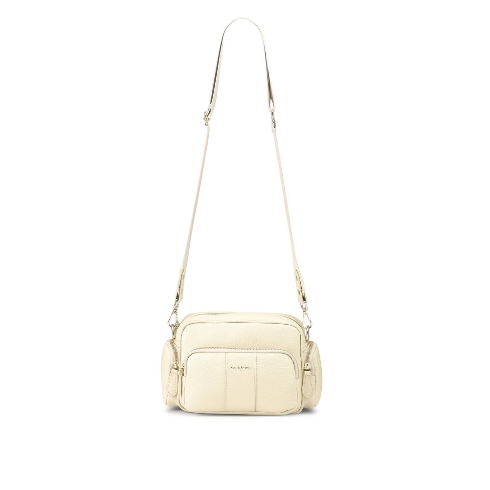 Russell & Bromley Snapshot Multi-pocket Crossbody Väska Dam Grädde | SQOLD-6985
