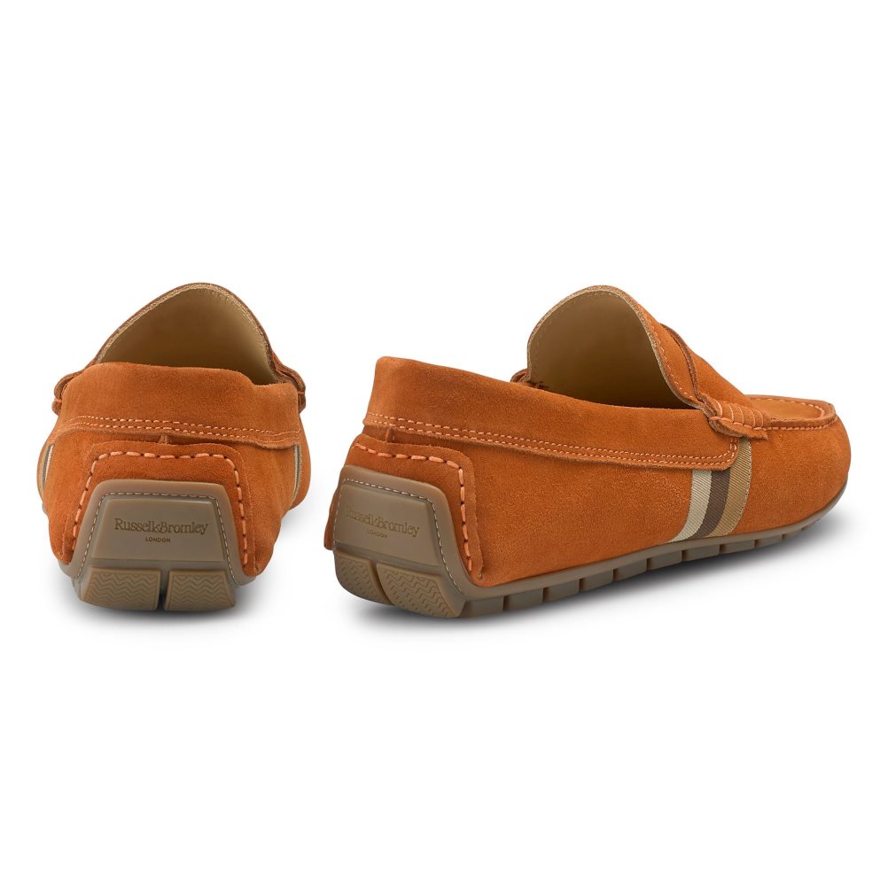 Russell & Bromley Soft Wear Driver Formella Skor Herr Bruna | XDKUP-3918