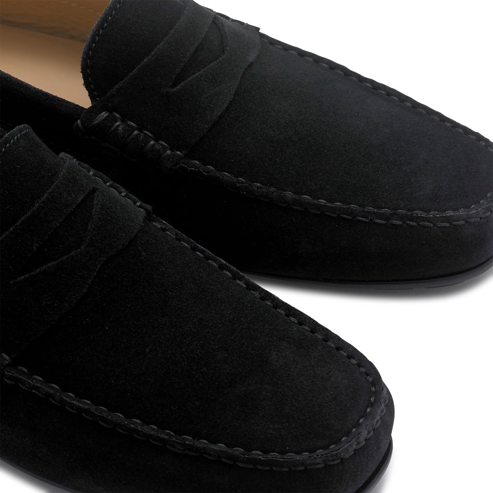 Russell & Bromley Soft Wear Driving Formella Skor Herr Svarta | IGNJR-5931