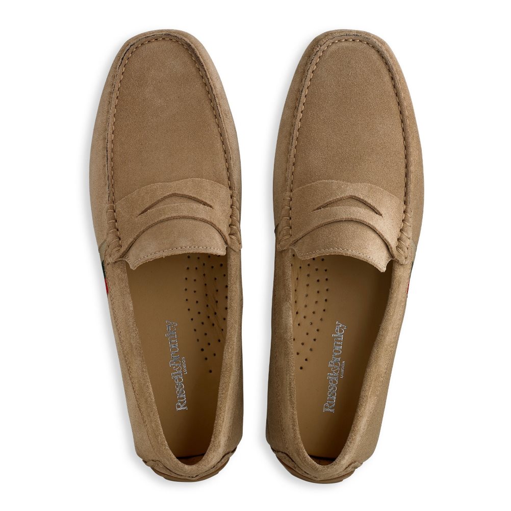 Russell & Bromley Soft Wear Driving Formella Skor Herr Bruna | VTRUG-2356