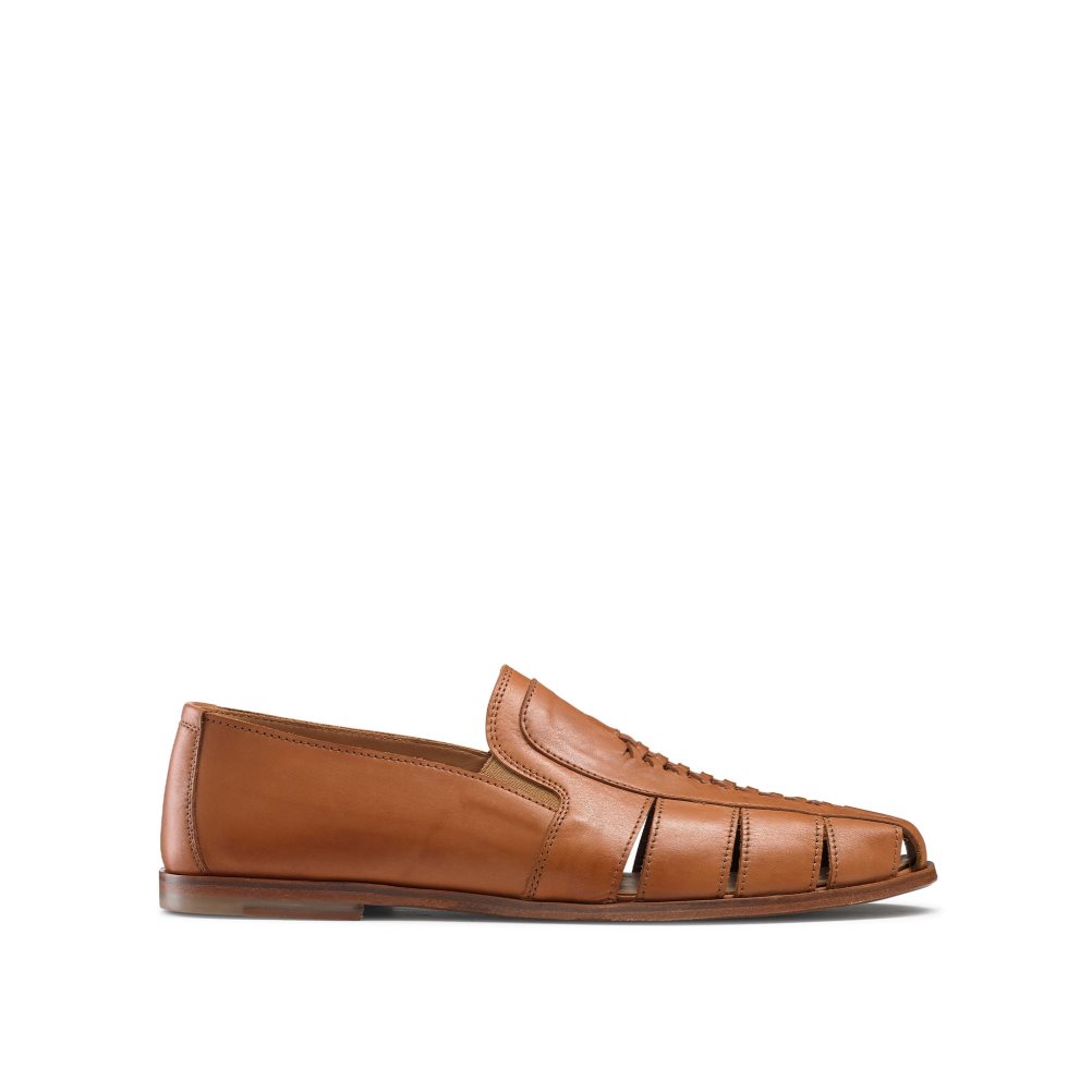 Russell & Bromley Southend Weave Detail Slip On Casual Skor Herr Bruna | QEDLU-2108