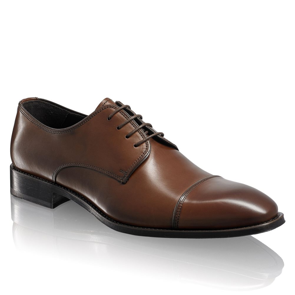 Russell & Bromley Spectrum Tå-cap Derby Formella Skor Herr Mörkbruna | TEAOH-8215