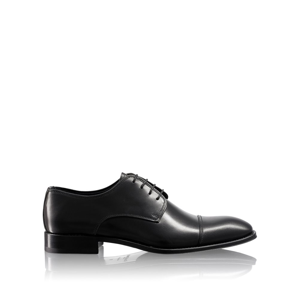 Russell & Bromley Spectrum Tå-cap Derby Formella Skor Herr Svarta | YZMNP-8945
