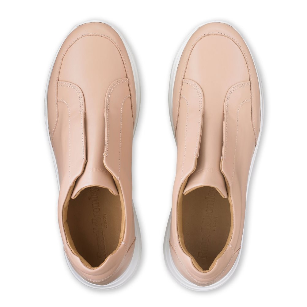 Russell & Bromley Speed Up Laceless Runner Sneakers Dam Ljusbruna | QGOKW-8790