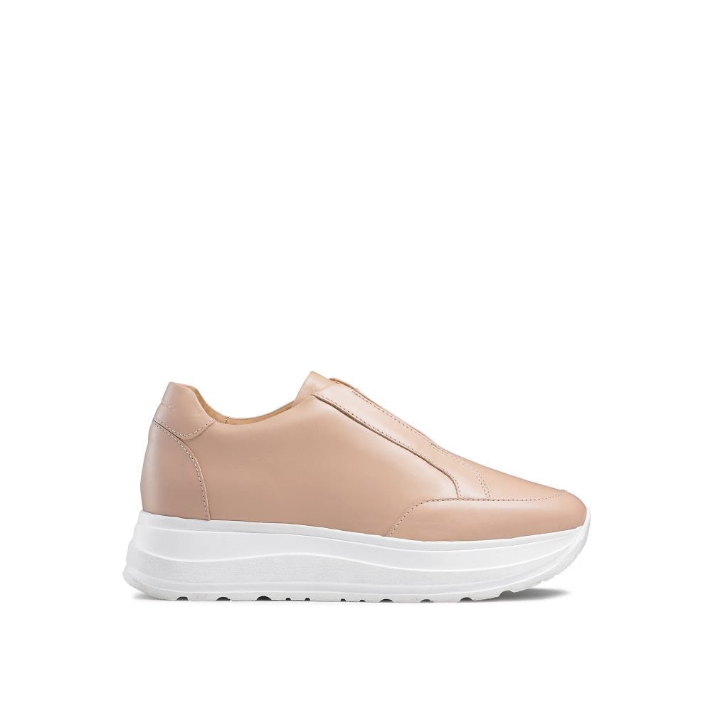 Russell & Bromley Speed Up Laceless Runner Sneakers Dam Ljusbruna | QGOKW-8790