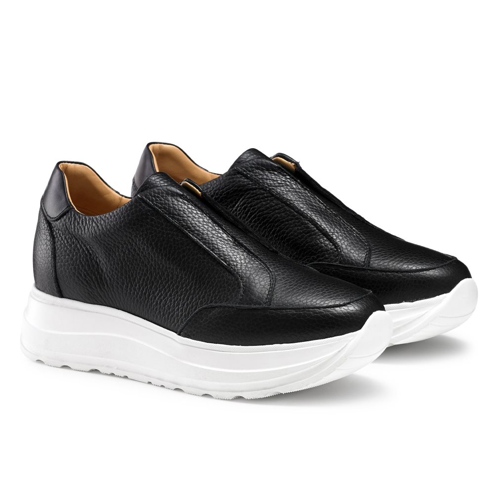 Russell & Bromley Speed Up Laceless Sneakers Dam Svarta | RPLYX-5437