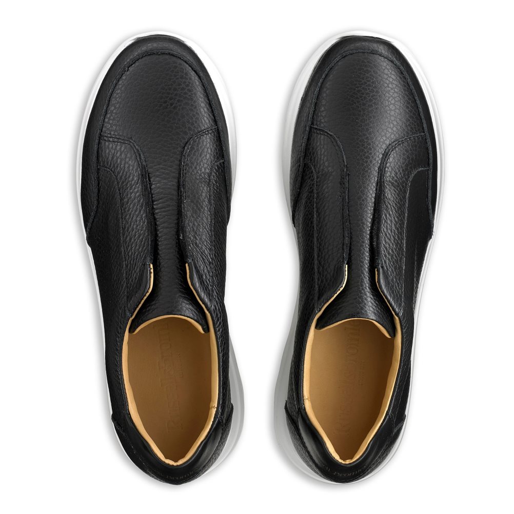 Russell & Bromley Speed Up Laceless Sneakers Dam Svarta | RPLYX-5437