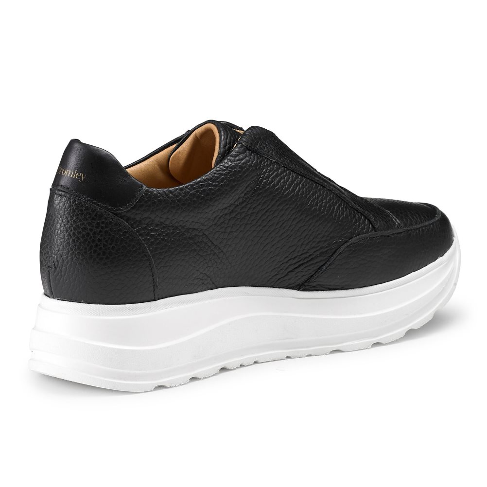 Russell & Bromley Speed Up Laceless Sneakers Dam Svarta | RPLYX-5437