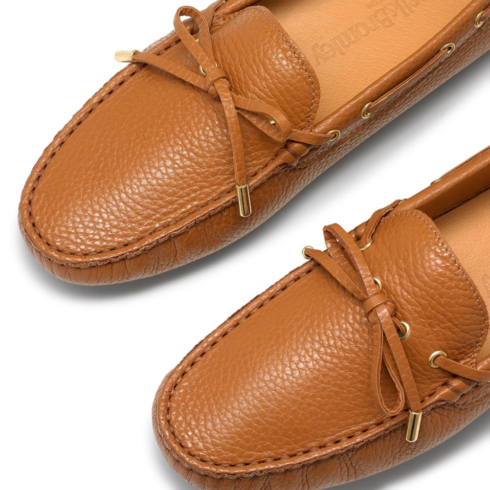 Russell & Bromley Strada Bow Trim Driver Loafers Dam Bruna | WLKDN-0763