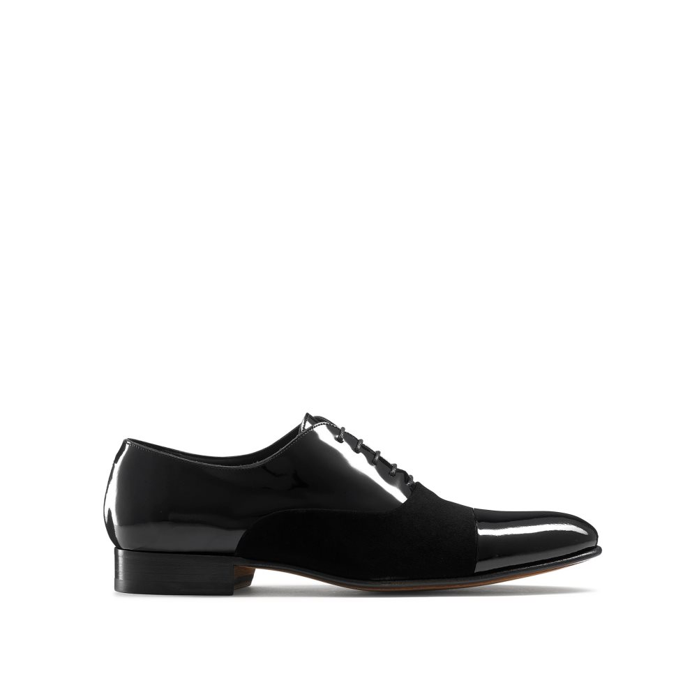 Russell & Bromley Stratus Tå Cap Oxford Formella Skor Herr Svarta | EONPW-7934