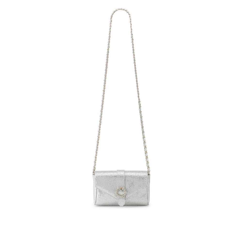 Russell & Bromley Strictly Jewel Spännen Chain Crossbody Väska Dam Silver | ERLMU-7809