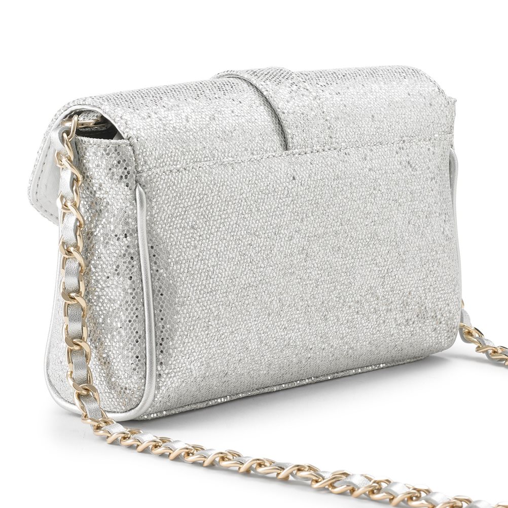 Russell & Bromley Strictly Jewel Spännen Chain Crossbody Väska Dam Silver | ERLMU-7809