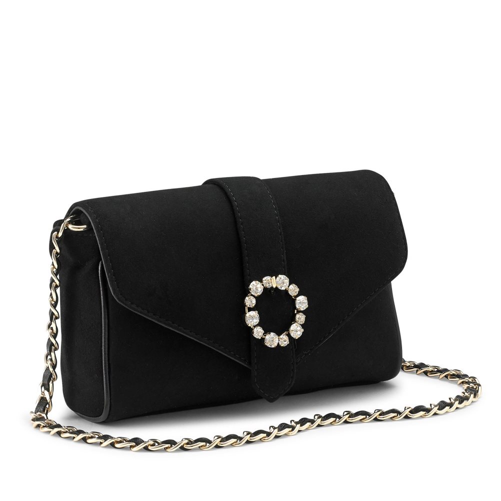 Russell & Bromley Strictly Jewel Spännen Chain Crossbody Väska Dam Svarta | UBIFY-1306