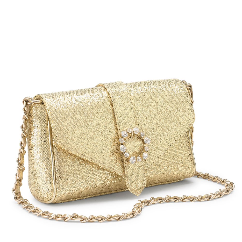 Russell & Bromley Strictly Jewel Spännen Chain Crossbody Väska Dam Guld | YWLGJ-8934