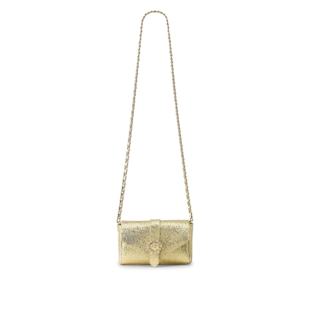 Russell & Bromley Strictly Jewel Spännen Chain Crossbody Väska Dam Guld | YWLGJ-8934