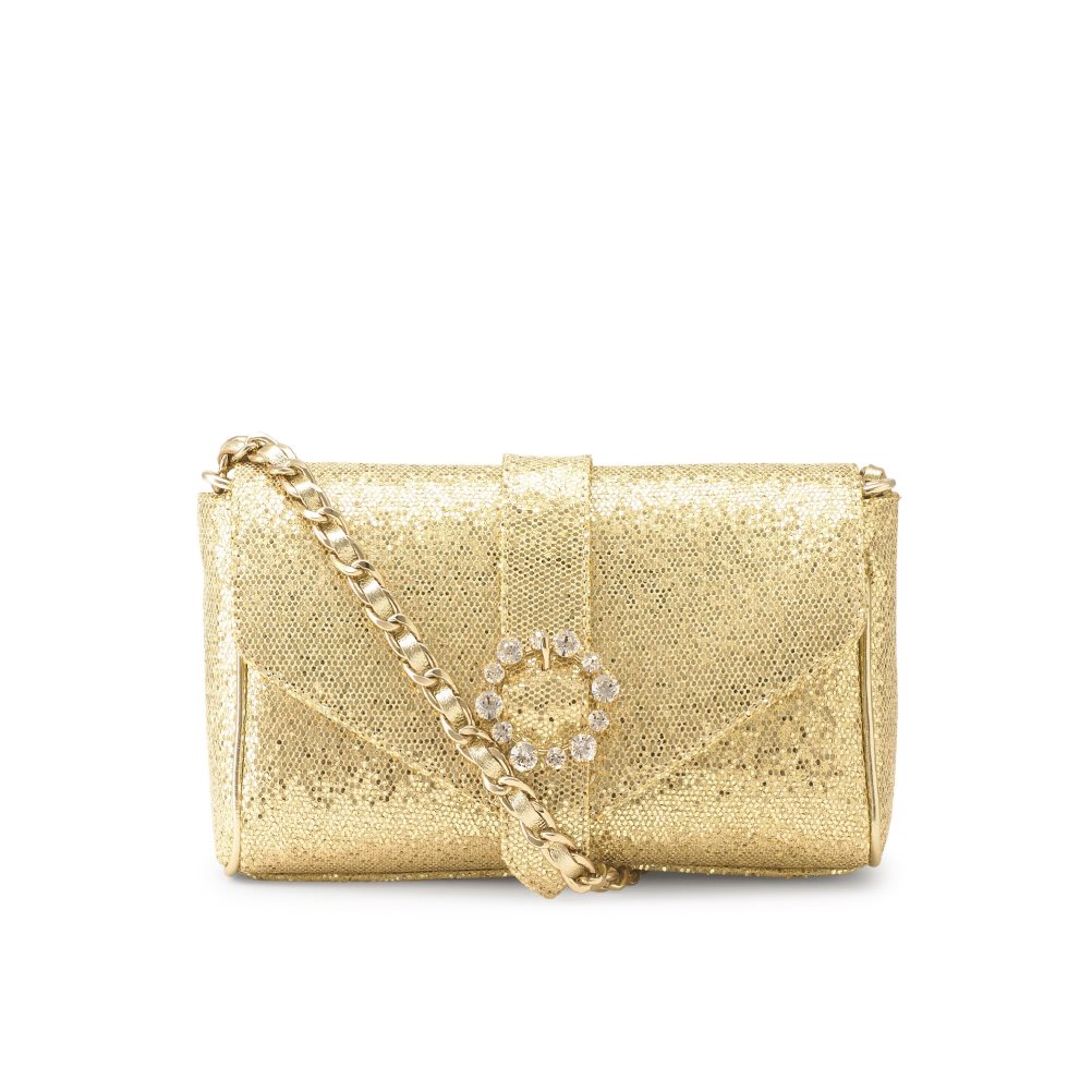 Russell & Bromley Strictly Jewel Spännen Chain Crossbody Väska Dam Guld | YWLGJ-8934
