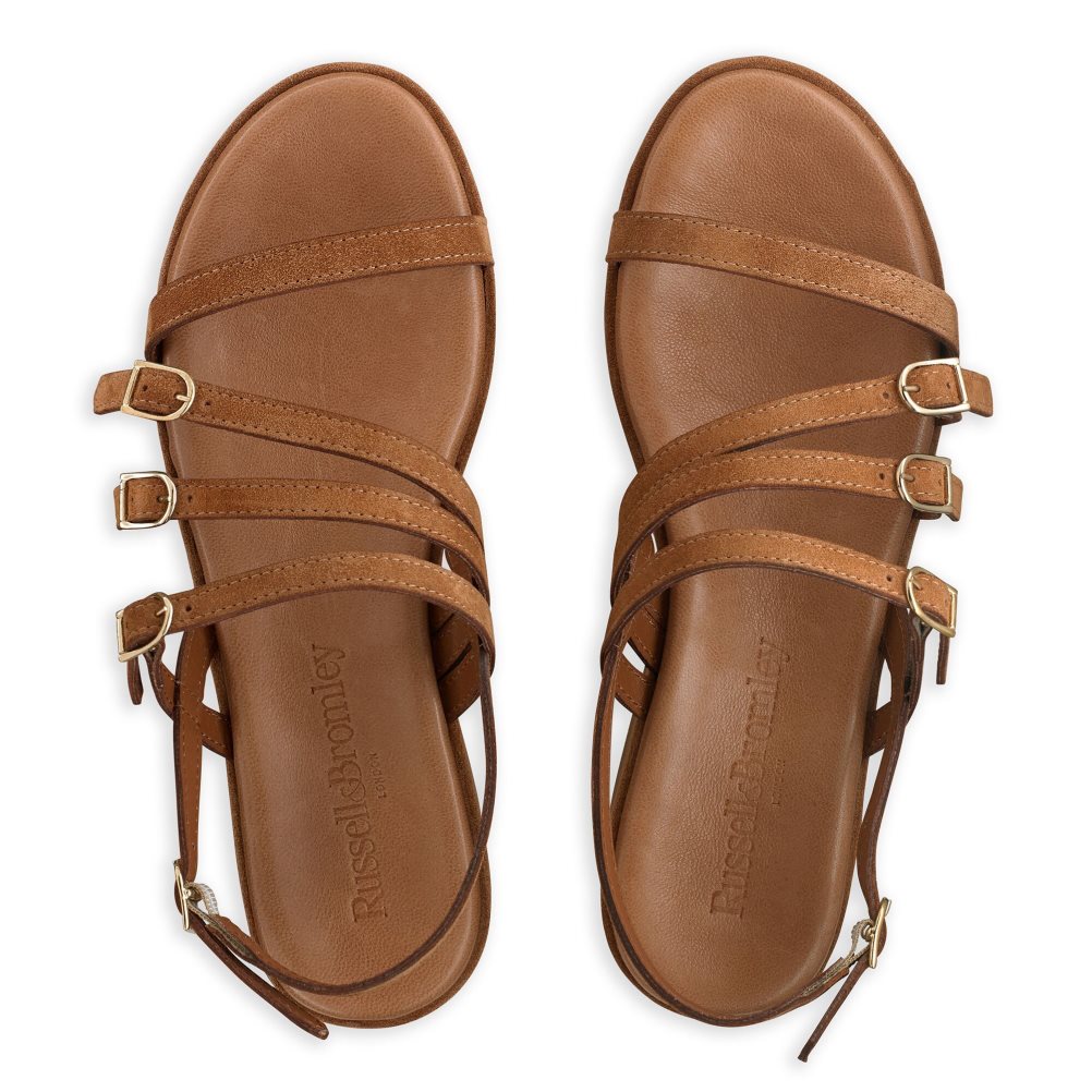 Russell & Bromley Sunshine Spännen Kilklack Dam Bruna | YWUQB-2139