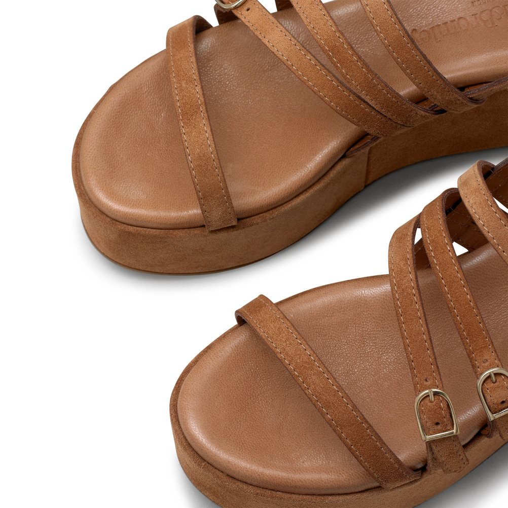 Russell & Bromley Sunshine Spännen Kilklack Dam Bruna | YWUQB-2139
