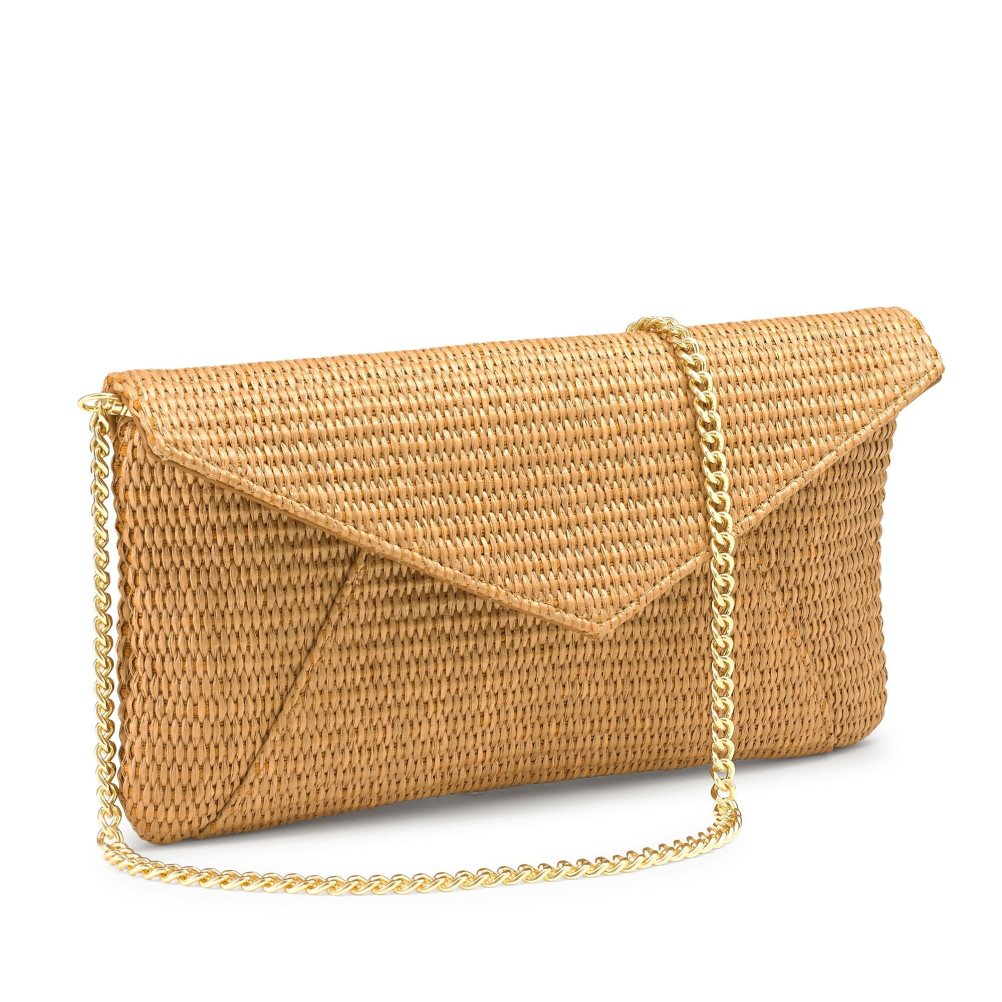 Russell & Bromley Topform Envelope Clutch Väska Dam Khaki | HYIES-5206