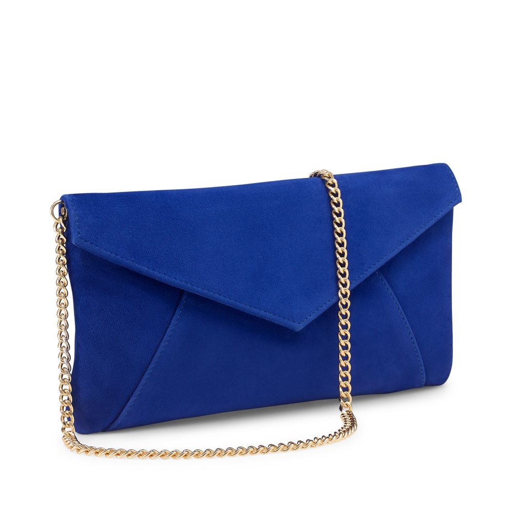Russell & Bromley Topform Envelope Clutch Väska Dam Blå | IOWJT-5746