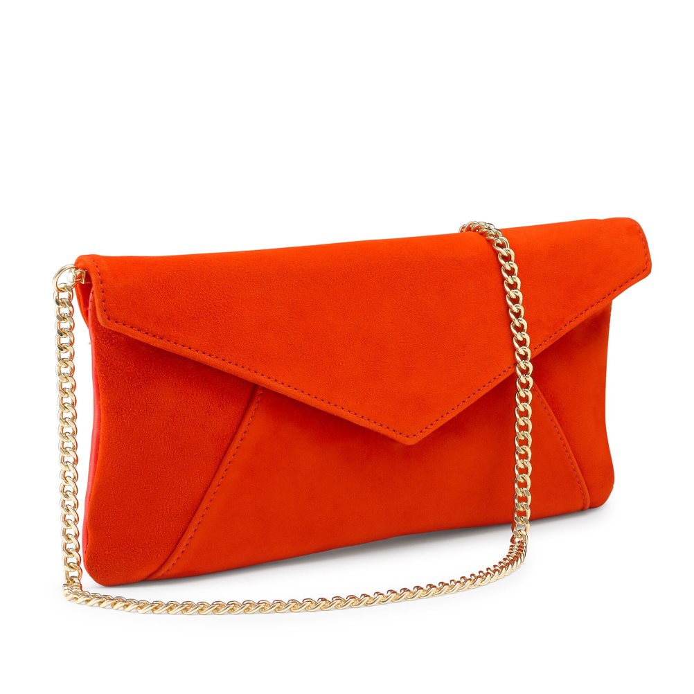 Russell & Bromley Topform Envelope Clutch Väska Dam Röda | PACOT-0264