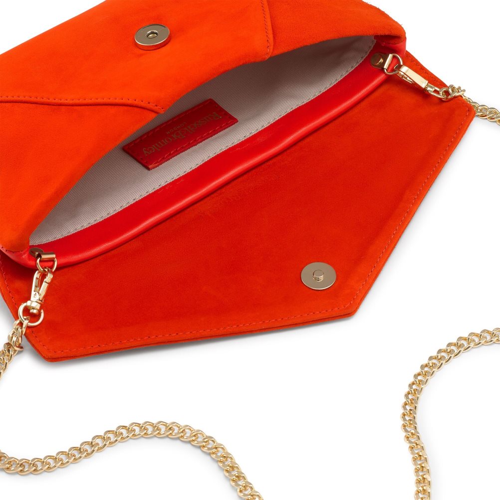 Russell & Bromley Topform Envelope Clutch Väska Dam Röda | PACOT-0264