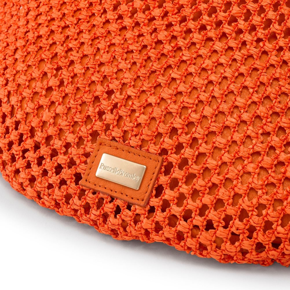 Russell & Bromley Tutti Fruiti Crochet Axelväska Dam Orange | SBDOM-3812