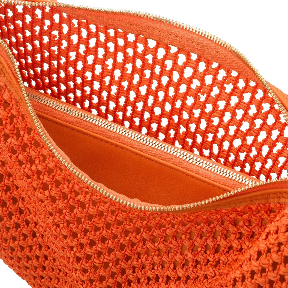 Russell & Bromley Tutti Fruiti Crochet Axelväska Dam Orange | SBDOM-3812