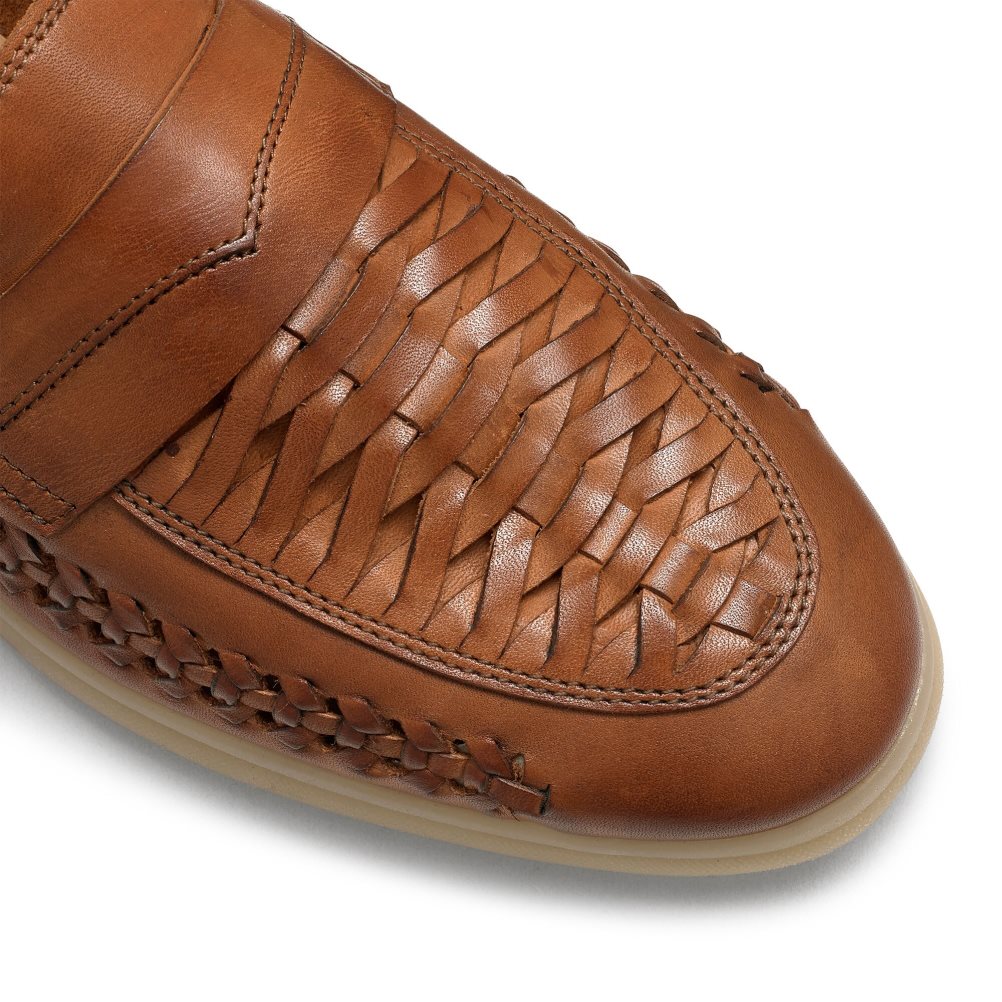 Russell & Bromley Uppermost Weave Detail Loafers Herr Bruna | NLZGO-9461