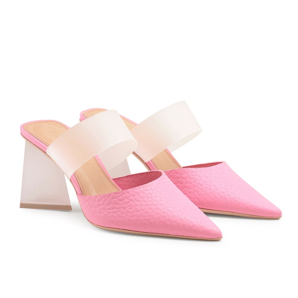 Russell & Bromley Vision Frosted Pumps Dam Rosa | ZPLXN-5739