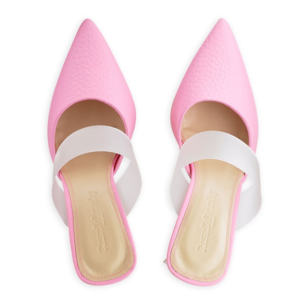 Russell & Bromley Vision Frosted Pumps Dam Rosa | ZPLXN-5739