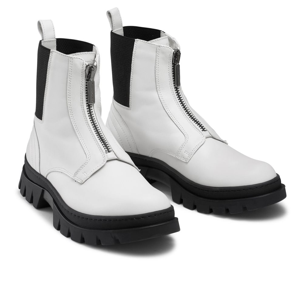 Russell & Bromley Zip Wire Dryleks Zip Up Ankelboots Herr Vita | NLJCH-6149