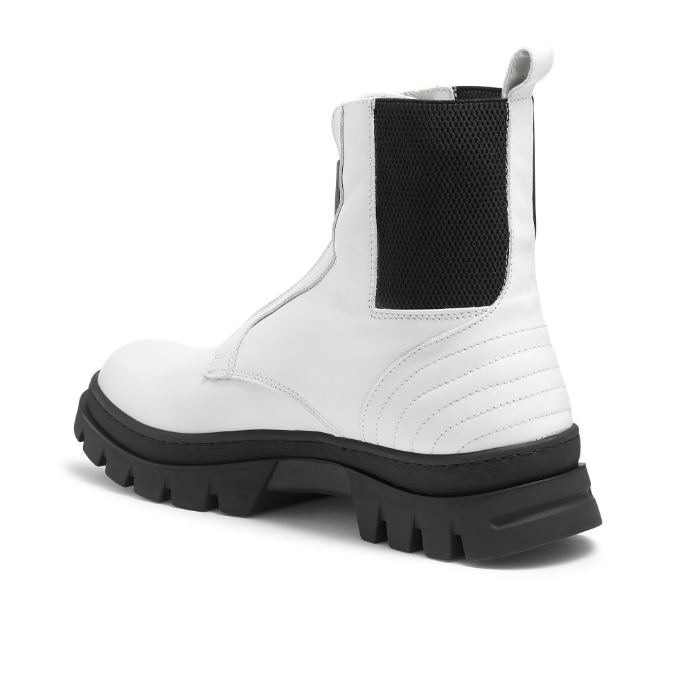 Russell & Bromley Zip Wire Dryleks Zip Up Ankelboots Herr Vita | NLJCH-6149