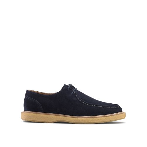 Russell & Bromley Algonquin Crepe Sole Trappeur Derbyskor Herr Marinblå | ZLFCG-2976