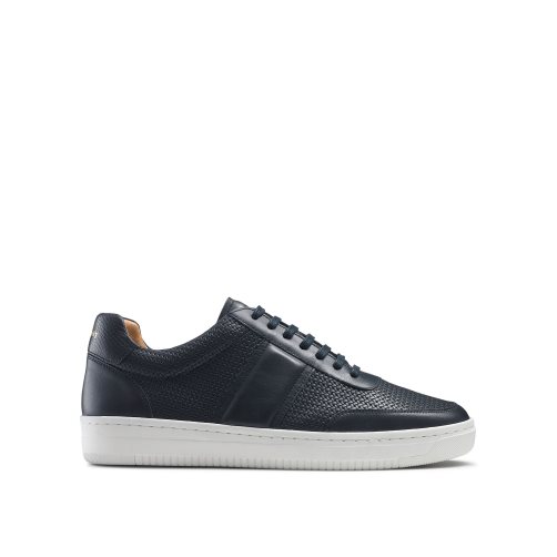 Russell & Bromley Bowery Oxford Spets Sneakers Herr Marinblå | LBJIV-7015