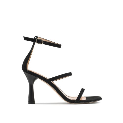 Russell & Bromley Chopsticks Triple Rem Sandaler Klack Dam Svarta | VUPEB-5209
