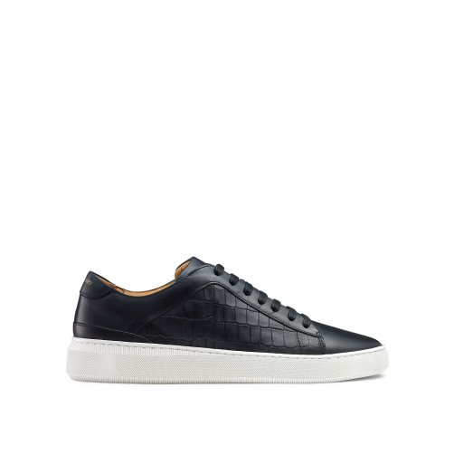 Russell & Bromley Clear Run Spets-up Sneakers Herr Marinblå | ORSKV-6241